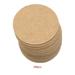 100pcs Solid Color Print Label Kraft Paper Blank Hang Tags Round Party Favor Notes Gift Card