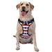 Coaee American Patriotic Stars And Stripes Dog Harness&Pet Leash Harness Adjustable Dog Vest Harness For Training Hunting Walking Outdoor Walking- Small