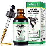Oimmal s Herbal De-Wormer Improve Digestion Immunity Boost 100% Natural Product Dietary Supplement with probiotics 2 oz