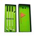 Gift Pen Simulation Driving Range Gift Box Pen Club Pen Club Metal Gift Ballpoint Pen 6-piece Set 3ml