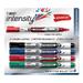 BIC Magic Marker Dry-Erase .. .. Markers Pocket Style .. Bullet .. Point Assorted .. 4-Pack