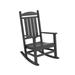 Polytrends Laguna Traditional Poly Eco-Friendly Weather-Resistant Rocking Chair Grey