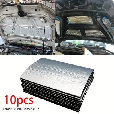 10 Sheets Of 5mm Car Van Sound Deadening Insulation - Reduce Noise & Heat For A Quieter Ride