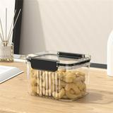 VALSEEL Organization and Storage Miscellaneous Grains Barley Noodle Storage Jar Nut Candy Dry Storage Jar Transparent Buckle Dry Storage Jar