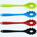 4pcs Tools Noodle Forks Skimmer Serving Food Utensils Noddle Sifter and Spaghetti Color Cooking Black Heat Pasta Fork High Colanders Spoon Kitchen Kitchenware Red Ladle Sieve