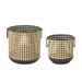 Container (Set of 2) 6.25 D x 6.25 H 8 D x 8 H Iron