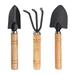 olkpmnmk Gardening Supplies Garden Shovel Gardening Stainless Steel Tools Three Sets Of Home Mini Shovel Rake Tool Combination Succulent Tools Garden Tools Gardening Pots Planters & Accessories