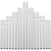 60 Pcs Wind Chimes Metal Tubes Stepping Stone Molds Aluminum