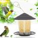 TaoGoods Bird feeders for Outdoors Hanging Bird feeders for Balcony Waterproof Squirrel Proof Easy to Refill and Clean Garden Yard Decoration