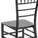 Flash Furniture Resin Stackable Chiavari Chair - 15 W x 18.75 D x 35 H - 15 W x 18.75 D x 35 H Black