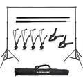 Photo Video Studio 10Ft Adjustable Backdrop Support System Kit Background Stand with Carry Bag