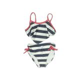 Nautica Two Piece Swimsuit: Gray Sporting & Activewear - Kids Girl's Size 7