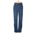 Gap Jeans - Low Rise Straight Leg Denim: Blue Bottoms - Women's Size 0 - Dark Wash