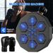 Omorc Family Boxing Training Machine Smart Electronic Music Boxing Target Bluetooth Wall Mounted Punching Machine Boxing Workout Target with Boxing Gloves Black