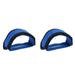 2pcs Anti-slip Bike Pedals Belt Fixed Gear Cycling Pedal Bands Feet Set With Straps Beam Adhesive Pedal Toe Clip Strap Belt (Blue)