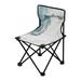 Marble Blue and White Portable Camping Chair Outdoor Folding Beach Chair Fishing Chair Lawn Chair with Carry Bag Support to 220LBS