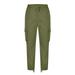 Women s Casual Pants Pocket Drawstring Outdoor Cargo Lightweight Wide-Leg Dress Stretch Business Long Trousers Fashion Classic Golf Office Slacks with Pockets