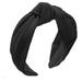 Headband for Women Knotted Wide Headband Yoga Hair Band Fashion Elastic Hair Accessories for Women and Girls (Black)