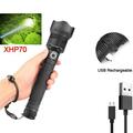 Xhp70 Super Bright Led Heldere Flashlight Rechargeable Usb with Charging Display on Clearance Flashlight Flashlights High Lumens Tactical Flashlight Led Flashlight