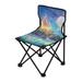 Castle Landscape Portable Camping Chair Outdoor Folding Beach Chair Fishing Chair Lawn Chair with Carry Bag Support to 220LBS