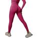 YTIANH Compression Leggings For Women Yoga Basic Wide Waistband Solid Flare Leg Pants Women Active BottomsWomen Sports Pants Yoga Basic Wide Waistband Solid Flare Leg Pants Hot Pink M