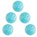 OWSOO Pickleballs 5 Pack of Luminous Indoor Pickle Balls Ideal for Fitness and Fun