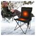 Portable Heated Seat Cushion - Outdoor Large Heating Area Camping Chair Folding Padded Pad Washable 3 Mode Adjustable USB Power Cover for Sports Hunting Fishing (No Power Bank)