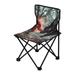 Two Dragon with Fire in Forest Portable Camping Chair Outdoor Folding Beach Chair Fishing Chair Lawn Chair with Carry Bag Support to 220LBS