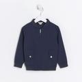 River Island Mini Boys Navy Bomber Jacket