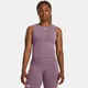 Women's Under Armour Train Seamless Tank Misty Purple / White S