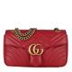 Gucci Crossbody Bags - GG Marmont Matelassé Satchel Bag - in red - für Damen