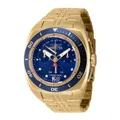 Invicta Watches, Accessories, male, Yellow, ONE Size, Swiss Made Men`s Quartz Watch Blue Dial
