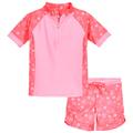 Playshoes - Kid's UV-Schutz Bade-Set Hawaii - Lycra size 110/116, pink