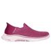Skechers Women's Slip-ins: GO WALK 7 - Springtime Slip-On Shoes | Size 6.0 | Plum | Textile/Synthetic | Machine Washable