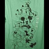 Disney Tops | Disney Mickey And Friends Women's Size Xl Green Graphic T-Shirt Nwt | Color: Green | Size: Xl