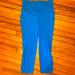 Lululemon Athletica Pants & Jumpsuits | Blue Lululemon Cropped Leggings | Color: Blue | Size: 10