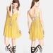 Free People Dresses | Free People Periscopes In The Sky Yellow Babydoll Minidress Women’s S | Color: Yellow | Size: S