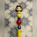 Disney Accessories | Disney- Handmade Snow White Beaded Disney Doorable Pen | Color: Blue/Yellow | Size: Os