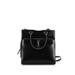 Saint Laurent Leather Tote Bag: Black Bags