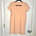 Madewell Dresses | Madewell Northside V-Neck T-Shirt Dress | Color: Orange/Pink | Size: M