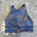 Lululemon Athletica Intimates & Sleepwear | Lululemon Energy Bra High Neck Longline Multicolored Blue Sports Bra Size 6 | Color: Blue/Red | Size: 6