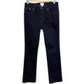 J. Crew Jeans | J. Crew Bootcut Jeans Women's 27 Petite Dark Wash Mid Rise Stretch Blue Denim | Color: Blue | Size: 27p