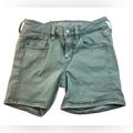 American Eagle Outfitters Shorts | American Eagle Women’s Army Green Midi Jean Shorts 2 | Color: Green | Size: 2