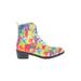 Ankle Boots: Yellow Shoes - Women's Size 41 - Round Toe