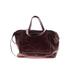 Elliot Lucca Leather Tote Bag: Burgundy Solid Bags