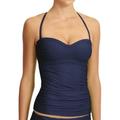 Athleta Swim | Athleta Navy Blue Molded Bandeau Tankini Women's Swim Top Size Medium | Color: Blue | Size: M