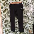 Nike Pants & Jumpsuits | Ll25 Red Athletic Leggings Nike Dri-Fit Xs X-Small Extra Small | Color: Black | Size: Xs