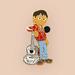 Disney Jewelry | Disney Pixar Coco Miguel With Guitar Trading Pin Red Hoodie Blue Pants | Color: Gold | Size: Os