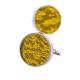 Men's Shirt Cuff Button Round Yellow Wedding Gift Button Shirt Accessories Metal Women And Men Cufflinks (Main Stone Color : Geel, Metal color : Only cufflinks) (Only Cufflinks Geel)