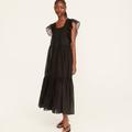 J. Crew Dresses | J Crew Women Flutter Sleeve Cover-Up Dress Black Xs | Color: Black | Size: Xs